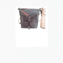 Load image into Gallery viewer, 100% Leather Crossbody Bag - Boho Handbag