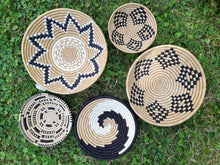 Load image into Gallery viewer, Black & Beige Magic Basket African Decorative basket , Set of 3