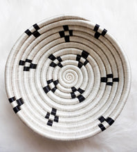 Load image into Gallery viewer, Black & White African Handwoven Basket