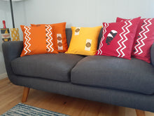 Load image into Gallery viewer, Yellow & white Boho Decorative Throw Pillow Cover - Modern Collection