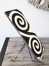 Load image into Gallery viewer, Black & White Imigongo African Rwanda Painting Handcraft Traditional Art Work