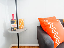Load image into Gallery viewer, Orange & White Boho Decorative Throw Pillow Cover - Modern Collection
