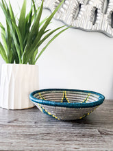 Load image into Gallery viewer, Mixed of Color African Handwoven Basket Hanging Wall Basket Boho Wall Art Snacks Bowls