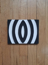 Load image into Gallery viewer, Black & White Imigongo African Rwanda Painting Handcraft Traditional Art Work