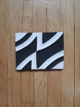 Load image into Gallery viewer, Black & White Imigongo Rwanda Painting African Handcraft Wall Decor