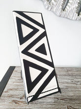 Load image into Gallery viewer, Black & White Imigongo African Rwanda Painting Handcraft Traditional Art Work