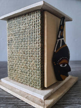 Load image into Gallery viewer, African Pencil Holder African Office Accessory African masks