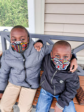 Load image into Gallery viewer, Aman African Print Reversible & Reusable Face Mask (Multicolor)