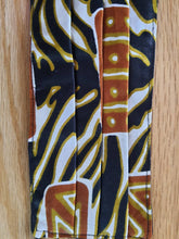Load image into Gallery viewer, Idube African Print Reversible & Reusable Face Mask (White Black Brown)