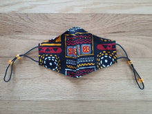 Load image into Gallery viewer, Aman African Print Reversible & Reusable Face Mask (Multicolor)