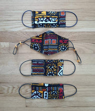 Load image into Gallery viewer, Aman African Print Reversible & Reusable Face Mask (Multicolor)