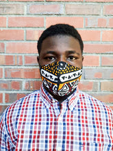 Load image into Gallery viewer, Aman African Print Reversible & Reusable Face Mask (Multicolor)