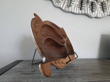 Load image into Gallery viewer, Leaf Handmade Wooden Snacks Tray - Chips & Dip
