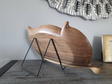 Load image into Gallery viewer, Leaf Handmade Wooden Snacks Tray - Chips & Dip