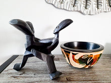 Load image into Gallery viewer, African Handmade Tripod Stand & Handcraft Animal print Bowl