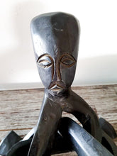 Load image into Gallery viewer, African Handmade Tripod Stand & Handcraft Animal print Bowl