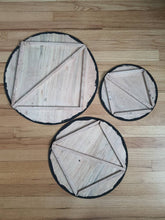 Load image into Gallery viewer, Black & White Imigongo African Rwanda Painting Handcraft Traditional Art Work