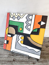 Load image into Gallery viewer, FRIENDSHIP Multicolor Imigongo Rwanda Painting African Handcraft Wall Decor