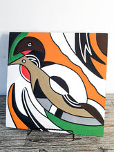 Load image into Gallery viewer, LOVE DOVE BIRD Multicolor Imigongo Rwanda Painting African Handcraft Wall Decor