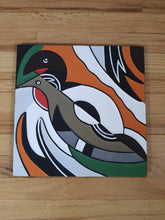 Load image into Gallery viewer, LOVE DOVE BIRD Multicolor Imigongo Rwanda Painting African Handcraft Wall Decor