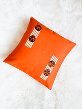 Load image into Gallery viewer, Orange & White Boho Decorative Throw Pillow Cover - Modern Collection