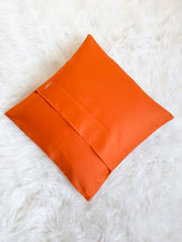Load image into Gallery viewer, Orange & White African Boho Decorative Throw Pillow Cover - Modern Collection