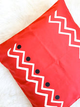 Load image into Gallery viewer, Red Wine & White Boho Decorative Throw Pillow Cover - Modern Collection