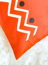 Load image into Gallery viewer, Orange & White African Boho Decorative Throw Pillow Cover - Modern Collection