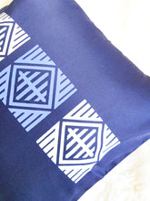 Load image into Gallery viewer, Navy blue, Blue & White Boho Decorative Throw Pillow Cover - Modern Collection