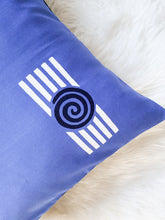 Load image into Gallery viewer, Blue, Navy Blue & white Boho Decorative Throw Pillow Cover - Modern Collection