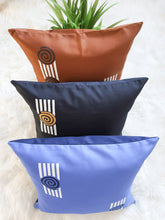 Load image into Gallery viewer, Black, Gold & White Boho Decorative Throw Pillow Cover - Modern Collection