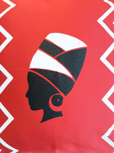 Load image into Gallery viewer, Red Wine, White & Black Boho Decorative Throw Pillow Cover - Modern Collection