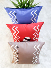 Load image into Gallery viewer, Red Wine, White & Black Boho Decorative Throw Pillow Cover - Modern Collection