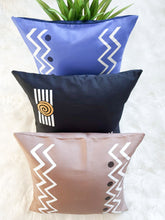 Load image into Gallery viewer, Light Brown & White Boho Decorative Throw Pillow Cover - Modern Collection