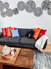 Load image into Gallery viewer, Black & White Imigongo Rwanda Painting African Handcraft Wall Decor