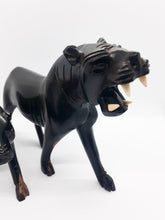 Load image into Gallery viewer, African Handmade hand carved Wooden Tiger
