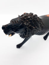 Load image into Gallery viewer, Handmade African Hand Carved Wooden Lion