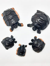 Load image into Gallery viewer, Family of 5 African Handmade Hand Carved Wooden Turtles