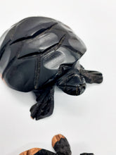 Load image into Gallery viewer, Family of 5 African Handmade Hand Carved Wooden Turtles