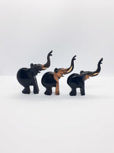 Load image into Gallery viewer, Handmade Family of 5 African Hand carved Wooden Elephants