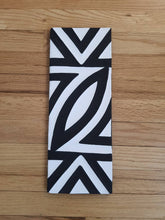 Load image into Gallery viewer, Black & White Imigongo African Rwanda Painting Handcraft Traditional Art Work
