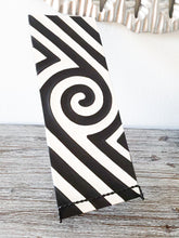 Load image into Gallery viewer, Black & White Imigongo African Rwanda Painting Handcraft Traditional Art Work