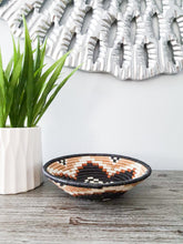 Load image into Gallery viewer, White, Beige, Black, Brown Rwanda Basket/ Wall hanging Basket