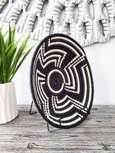 Load image into Gallery viewer, Black & White African Handwoven Rwanda Basket