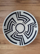 Load image into Gallery viewer, Black & White African Handwoven Rwanda Basket