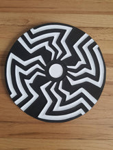 Load image into Gallery viewer, Black & White Imigongo African Rwanda Painting Handcraft Traditional Art Work