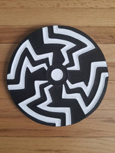 Load image into Gallery viewer, Black & White Imigongo African Rwanda Painting Handcraft Traditional Art Work