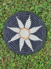 Load image into Gallery viewer, African Rwanda Trivet/ African Woven Trivet/ Wall Decor/ Gift For Mom/ Decorative Trivet/ Boho Wall Art