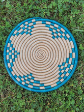 Load image into Gallery viewer, African Rwanda Trivet/ African Woven Trivet/ Wall Decor/ Gift For Mom/ Decorative Trivet/ Boho Wall Art