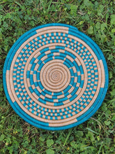 Load image into Gallery viewer, African Rwanda Trivet/ African Woven Trivet/ Wall Decor/ Gift For Mom/ Decorative Trivet/ Boho Wall Art